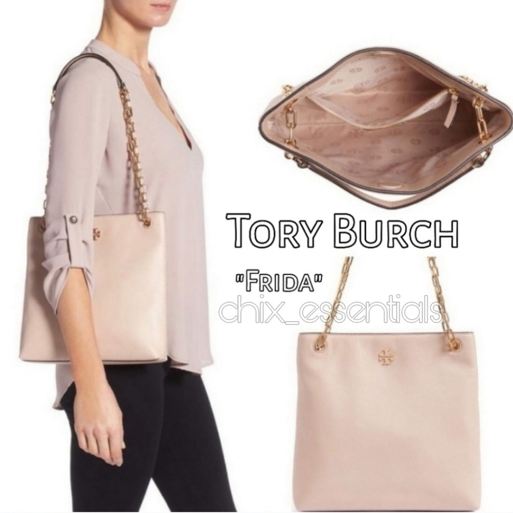 ✨️HostPick 4/7💕Tory Burch Frida Swingpack - Light Oak